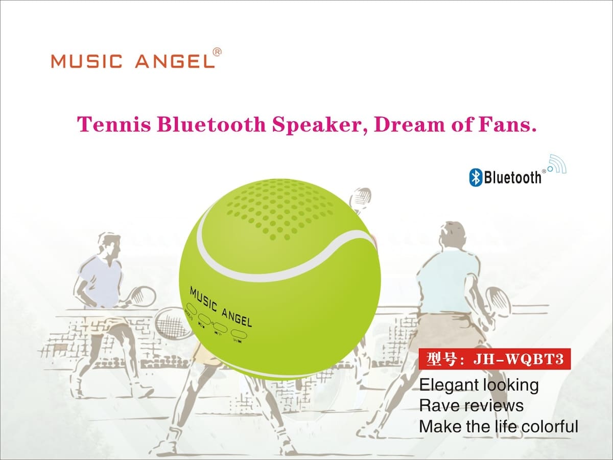 alto-falante de bola de tênis para celular pc