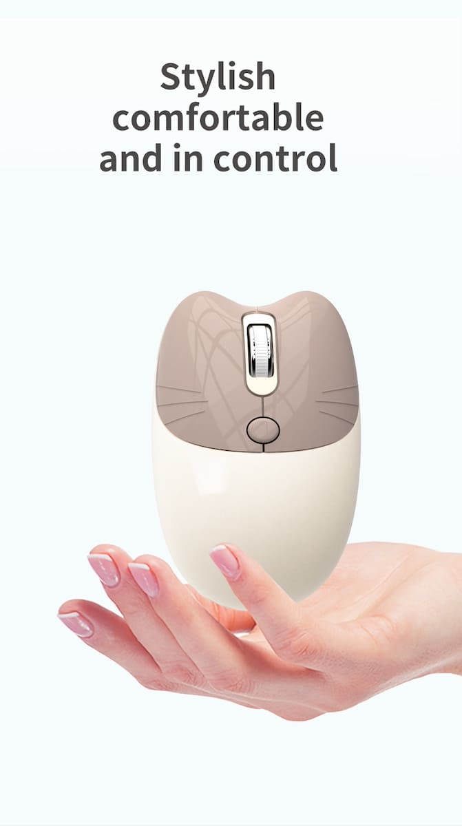 mouse sem fio wifi elegante moderno moderno