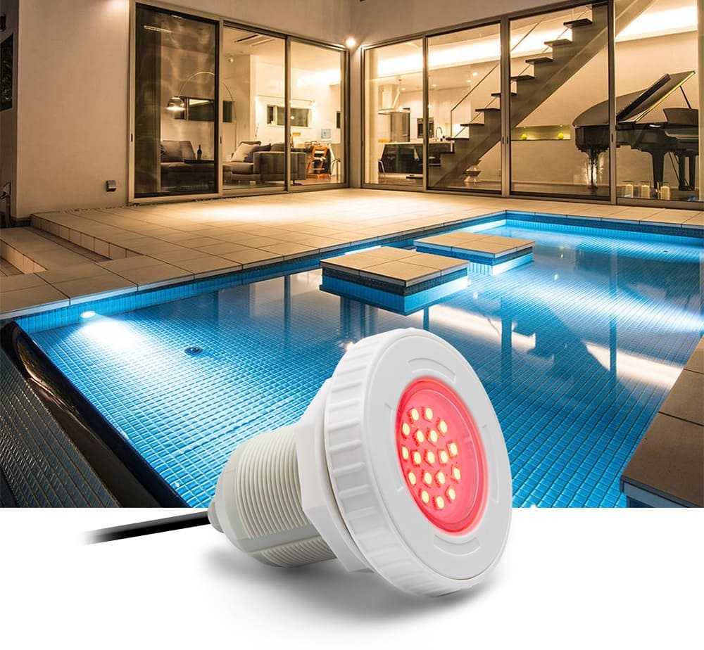 iluminação led para piscina rgb lâmpada colorida para piscinas lagoas fontes