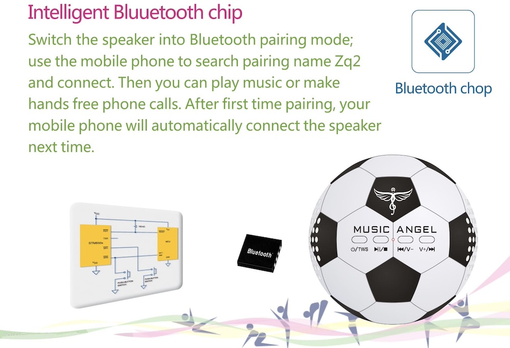 alto-falante bluetooth para pc bola de celular