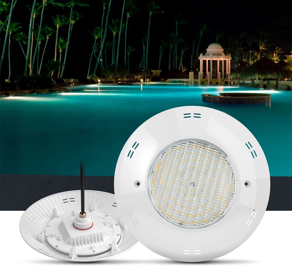 Lâmpada LED para iluminação de piscina - LED branco 3000K branco quente